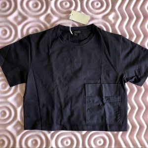 ASOS Oversized Pocket Short Sleeve Boxy Tee Navy